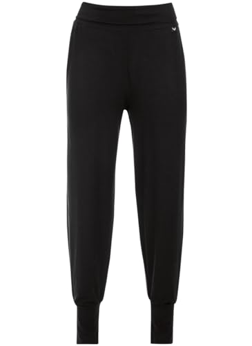 Trigema Damen Hose 542090, Schwarz (Schwarz 008), 44 (Herstellergröße: L) von Trigema