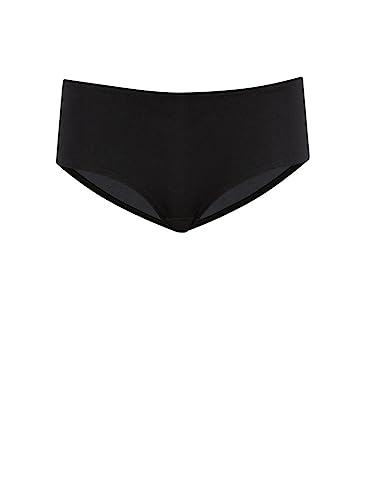 Trigema Damen Hüft-Pants 534301 Hipster, Schwarz (schwarz 008), 38 (Herstellergröße: M) von Trigema