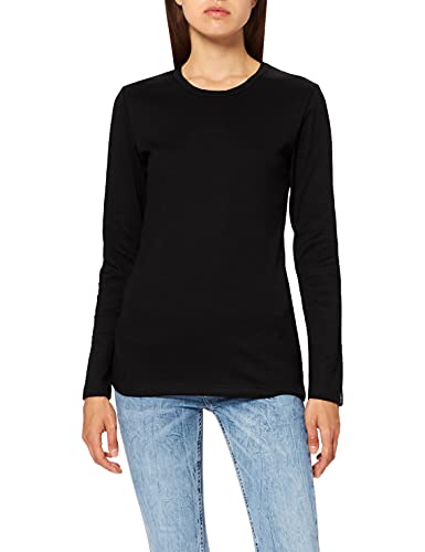 Trigema Damen Trigema langærmet skjorte til kvinder 502501 Langarmshirt, Schwarz, M EU von Trigema