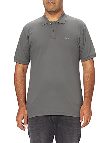 Trigema Damen Polo-Shirt Deluxe Piqué Poloshirt, Grau (anthrazit 018), 56 (Herstellergröße: XXXL) von Trigema