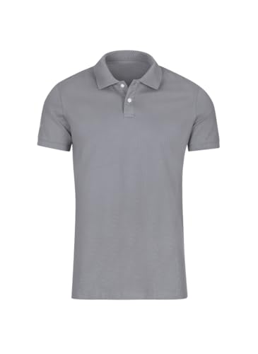Trigema Damen Poloshirt, Grau (Cool-Grey 012), Medium von Trigema