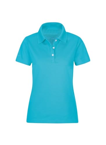 Trigema Damen 521603 Poloshirt, Blau (Azur 051), M von Trigema