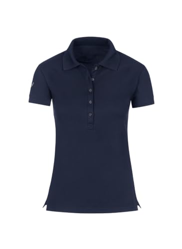 Trigema Damen 526611 Poloshirt, Blau (Navy 046), 44 (Herstellergröße: L) von Trigema
