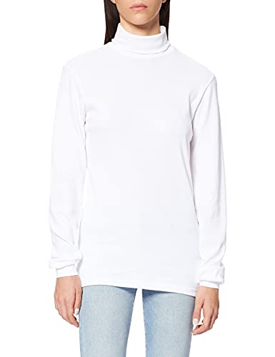 Trigema Damen Rollkragenpullover 585010, Weiß (weiß 001), 36 (Herstellergröße: S) von Trigema