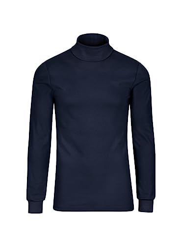 Trigema Damen Rollkragenpullover 585010, Blau (Navy 046), 50 (Herstellergröße: X-Small) von Trigema