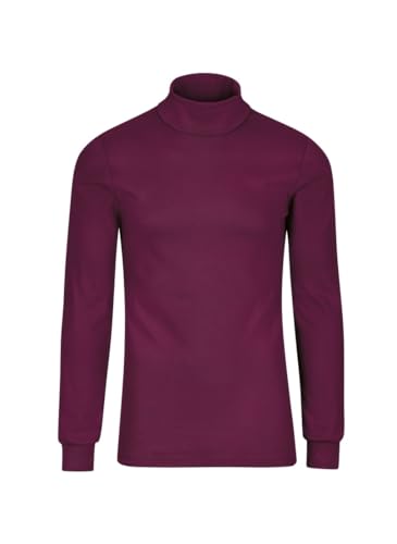 Trigema Damen Rollkragenpullover 585010, Rot (Sangria 089), 52 (Herstellergröße: XXL) von Trigema