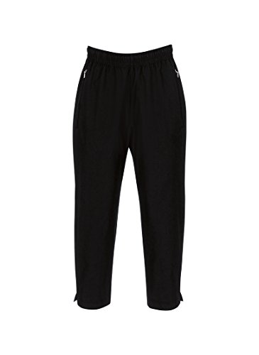 Trigema Damen 515292 Sporthose, Schwarz (Schwarz 008), 44 (Herstellergröße: L) von Trigema