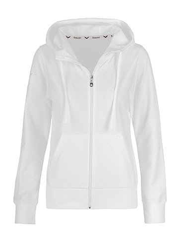 Trigema Damen 577907 Sweatjacke, Weiß (Weiss 001), XX-Large von Trigema