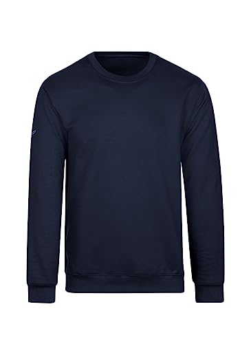 Trigema Damen 574501 Sweatshirt, Blau (Blau 046), 44 (Herstellergröße: L) von Trigema