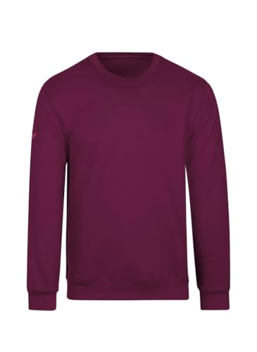 Trigema Damen 574501 Sweatshirt, Rot (Sangria 89, 44 (Herstellergröße: L) von Trigema