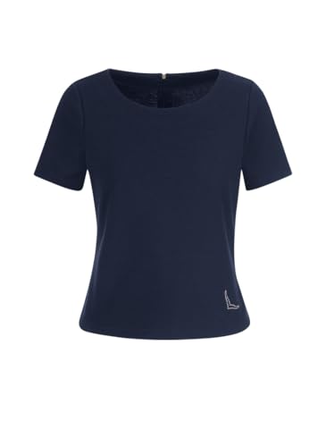 Trigema Damen Sweatshirt mit kurzen Ärmeln mit Kristallen von Swarovski von Trigema