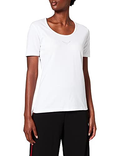 Trigema Damen 502211 T-Shirt, Weiß (weiß 001), 52 (Herstellergröße: XXL) von Trigema