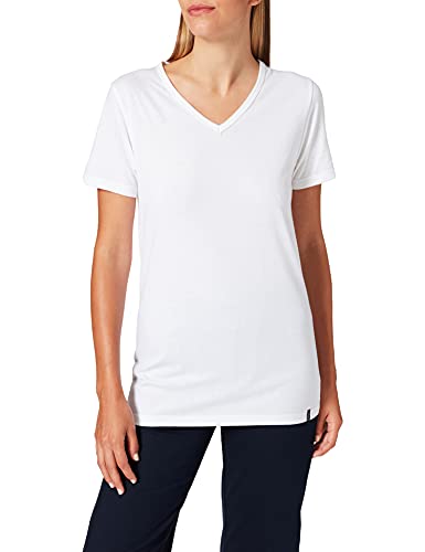 Trigema Damen T-Shirt 536203, Gr. 44 (Herstellergröße: L), Weiß (weiß 001) von Trigema