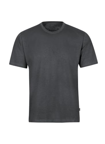 Trigema Damen T-Shirt 537202, Gr. 60 (Herstellergröße: 5XL), Grau (grau-melange 109) von Trigema