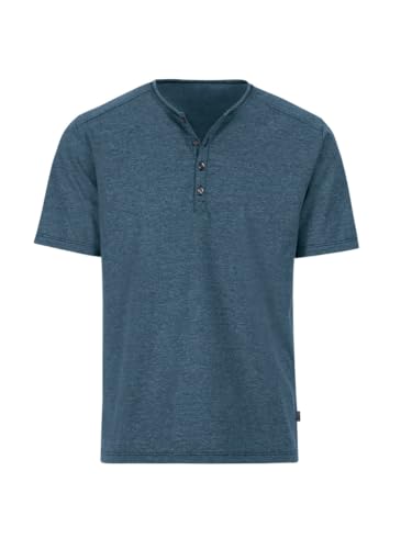 TRIGEMA T-Shirt mit Knopfleiste Deluxe Baumwolle von Trigema
