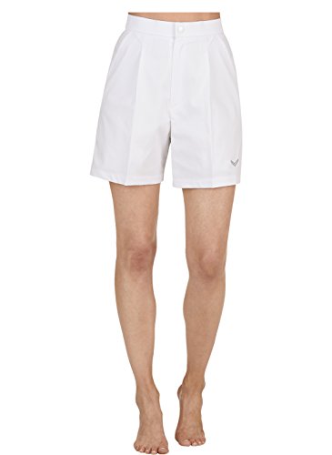 Trigema Damen Tennis-und Freizeit-Short Sporthose, Weiß (weiß 001), 52 (Herstellergröße: XXL) von Trigema