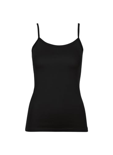 Trigema Damen 502401 Top, Schwarz (Schwarz 008), 36 (Herstellergröße: S) von Trigema