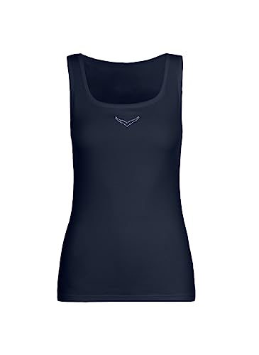 Trigema Damen 502411 Top, Navy, M EU von Trigema