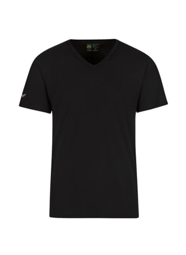 Trigema Damen V 100% Biobaumwolle T-Shirt, Schwarz (schwarz C2C 508), 40 (Herstellergröße: M) von Trigema
