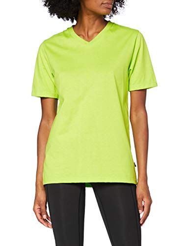 Trigema Damen V Deluxe Baumwolle T-Shirt, Gelb (Lemon 271), 52 (Herstellergröße: XXL) von Trigema