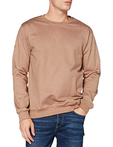 Trigema Herren 574501 Sweatshirt, Nougat-melange, 3XL EU von Trigema