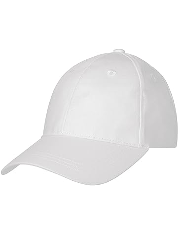 Trigema Herren 6000051 Baseball Cap, Weiß (Weiss 001), One Size (Herstellergröße: 900) von Trigema