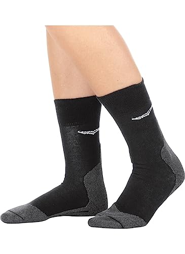 Trigema Herren 607056 Sportsocken, Schwarz, 48/49 (Herstellergröße: 48-50) von Trigema