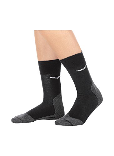 Trigema Herren 607056 Sportsocken, Schwarz, 42/43 (Herstellergröße: 42-44) von Trigema