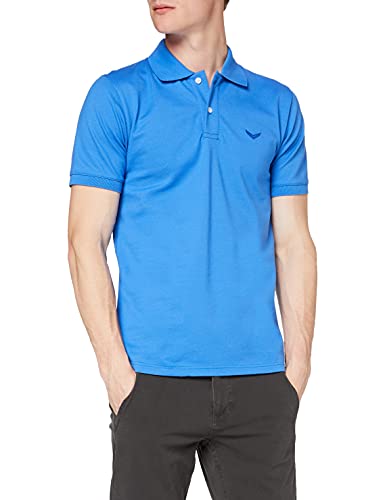 Trigema Herren 627601 Poloshirt, Blau (Electric-Blue 048), XL von Trigema