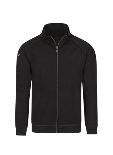 Trigema Herren 637105 Raglanjacke, Schwarz (Schwarz 008), S von Trigema