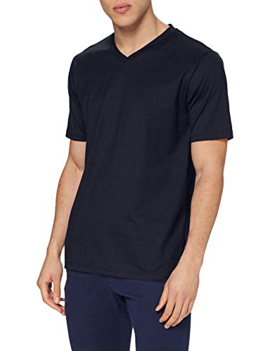 Trigema Herren 637203 T-Shirt, Blau (navy 046), 3XL von Trigema