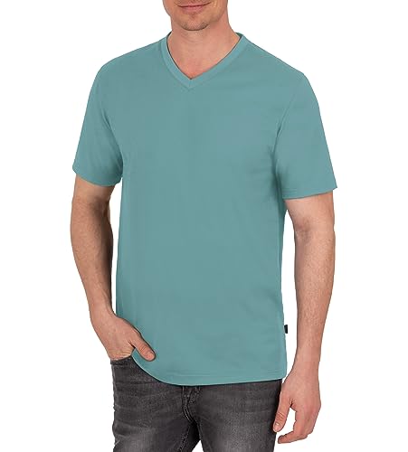 Trigema Herren 637203 T-Shirt, seegras, XL von Trigema