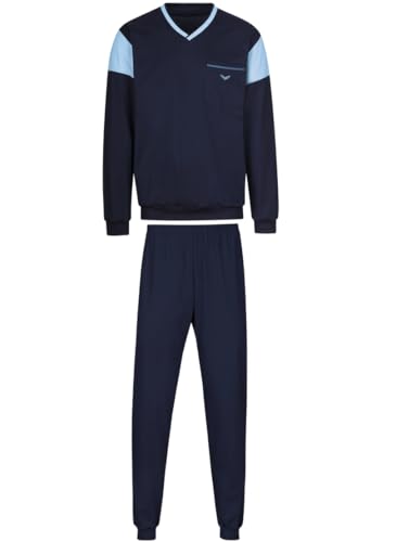 TRIGEMA Schlafanzug in modischem Design von Trigema