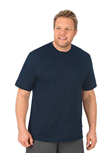 Trigema Herren 638202 T-Shirt, Blau (Navy 046), M von Trigema