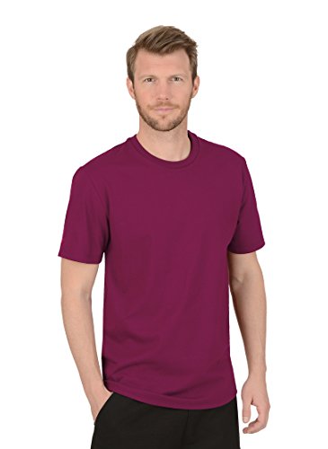 Trigema Herren 639202 T Shirt, Rot(sangria-c2c), L EU von Trigema