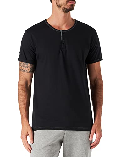 Trigema Herren 6392041 T-Shirt, Schwarz (Schwarz-C2C 508), Medium von Trigema