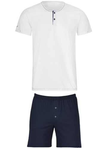 Trigema Herren 6392041S Pyjamaset, weiss-C2C, XL von Trigema