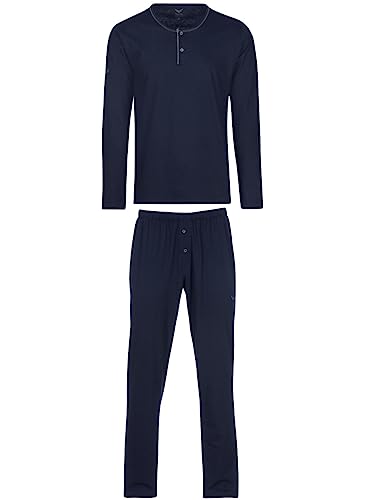 Trigema Herren 63950428 Zweiteiliger Schlafanzug, Blau (Navy-C2c 546), XX-Large von Trigema