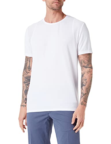 Trigema Herren 644202 T-Shirt, Weiß, L EU von Trigema