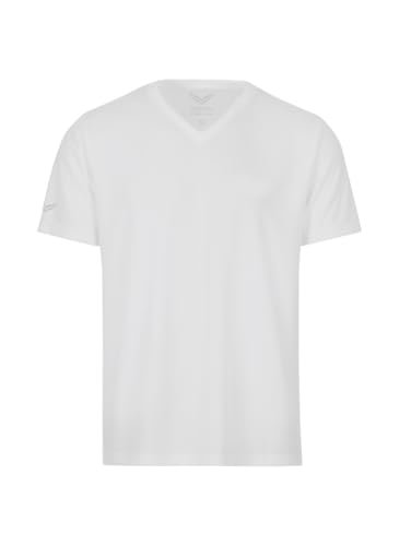 Trigema Herren 644203 T-Shirt, Weiß (weiss 001), Large von Trigema