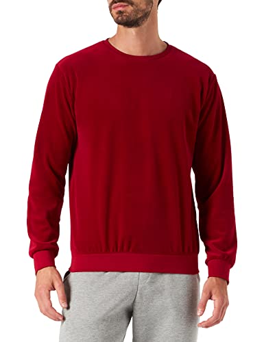 Trigema Herren 654501 Sweatshirt, Rubin, S von Trigema