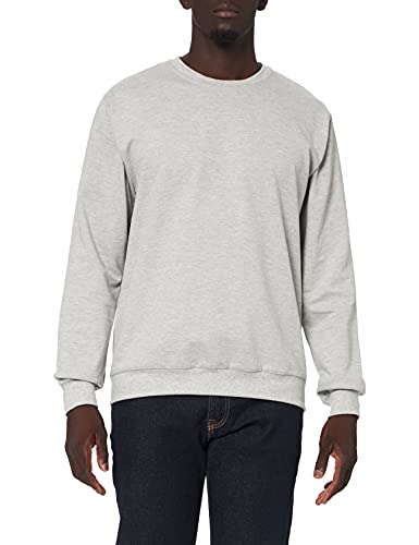 Trigema Herren 674501 Sweatshirt, Grau (Hellgrau, Large von Trigema