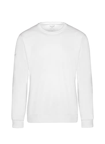 Trigema Herren 674501 Sweatshirt, Weiß (Weiss 001, Small Trigema Herren 674501 Sweatshirt, Weiß (Weiss 001, Small von Trigema