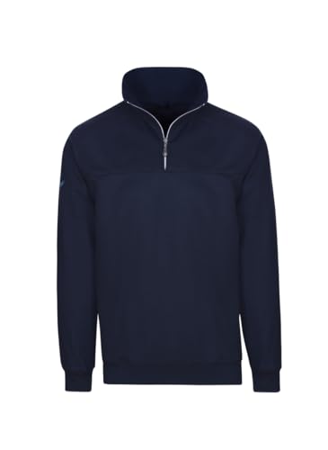 Trigema Herren 674801 Sweatshirt, Blau (Navy 046), XXX-Large (Herstellergröße: XXXL) von Trigema