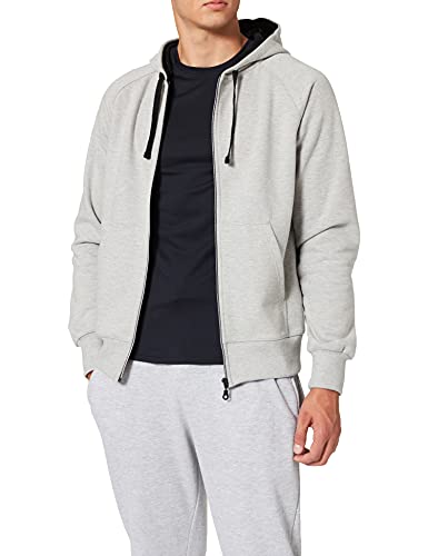 Trigema Herren 675906 Sweatshirt, Grau (hellgrau-Melange 110), Medium von Trigema