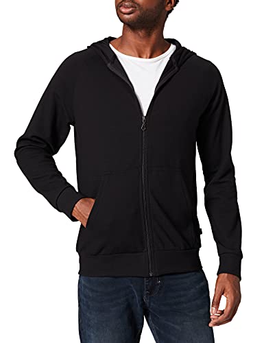 Trigema Herren 676906 Kapuzenjacke, schwarz, XL von Trigema