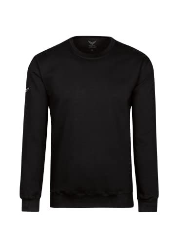 Trigema Herren 679501 Sweatshirt, schwarz, L von Trigema