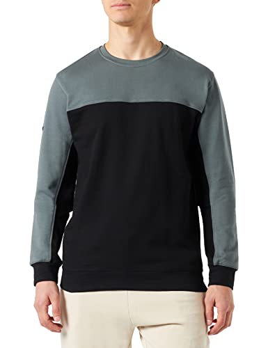 Trigema Herren 679502 Sweatshirt, schwarz, L von Trigema