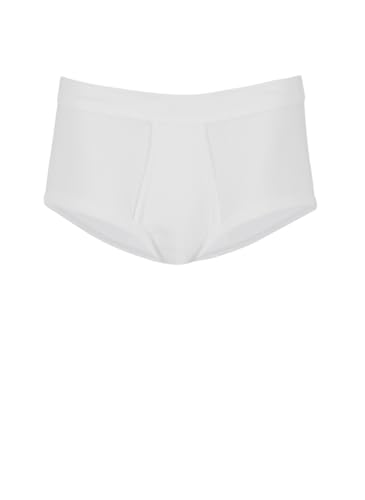 Trigema Herren 6853602 Slip, Weiß (Weiss 001), Small (Herstellergröße: 5) (2er Pack) von Trigema