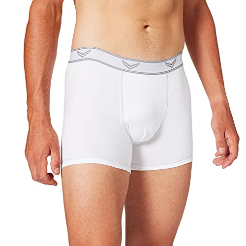 Trigema Herren Boxershorts Pants 6343121 Kapuzenpullover, Weiß (Weiss 001, S von Trigema